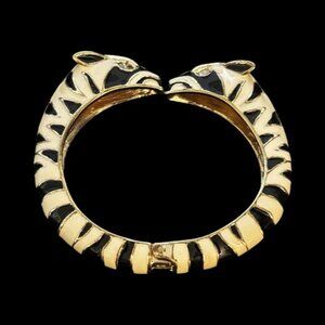 ✨Unique Vintage Zebra Enamel Rhinestones Bracelet